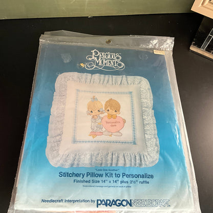 Paragon Needlecraft Precious Moments choice vintage crewel pillow kits see pictures and variations*