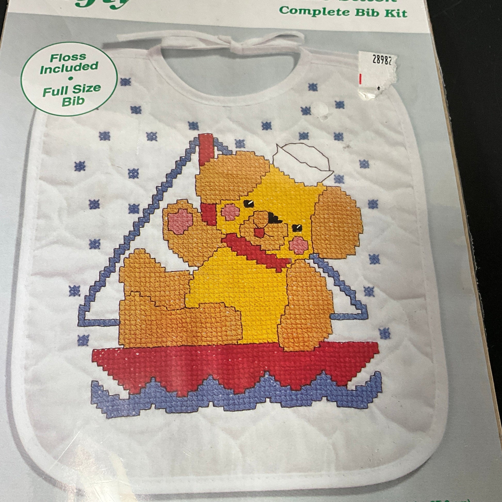 Baby bib cross stitch choice see pictures and variations*