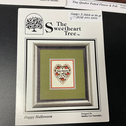 The Sweetheart Tree set of 3 cross stitch charts see pictures and description*