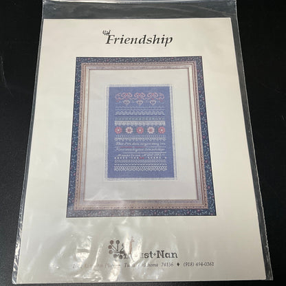 Just Nan Friendship counted cross stitch chart