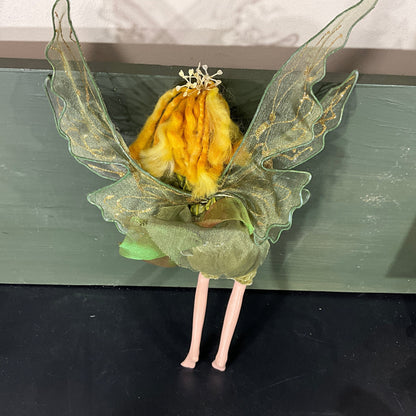 Beautiful Bookworm Fairy shelf sitter fairy vintage collectible figurine