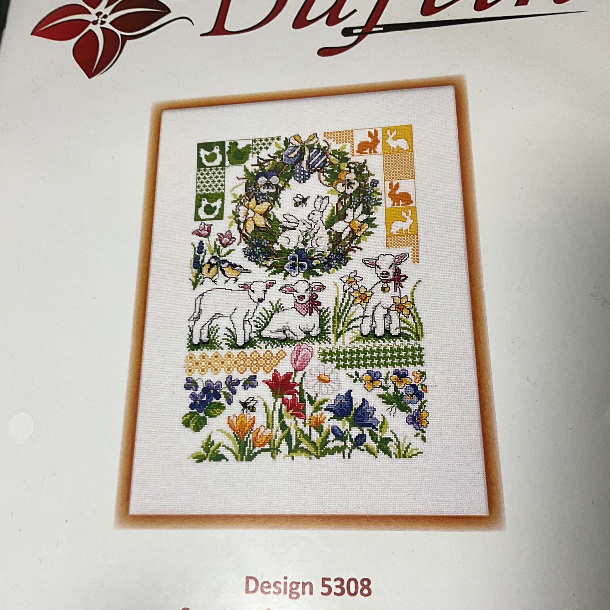 Duftin Design 5308 Seasonal Spring SAmpler TB1430 2016 counted cross stitch kit*