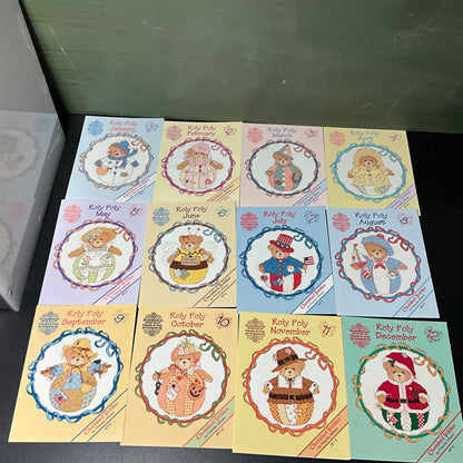 Gloria & Pat Roly Poly series set of 12 months includes*