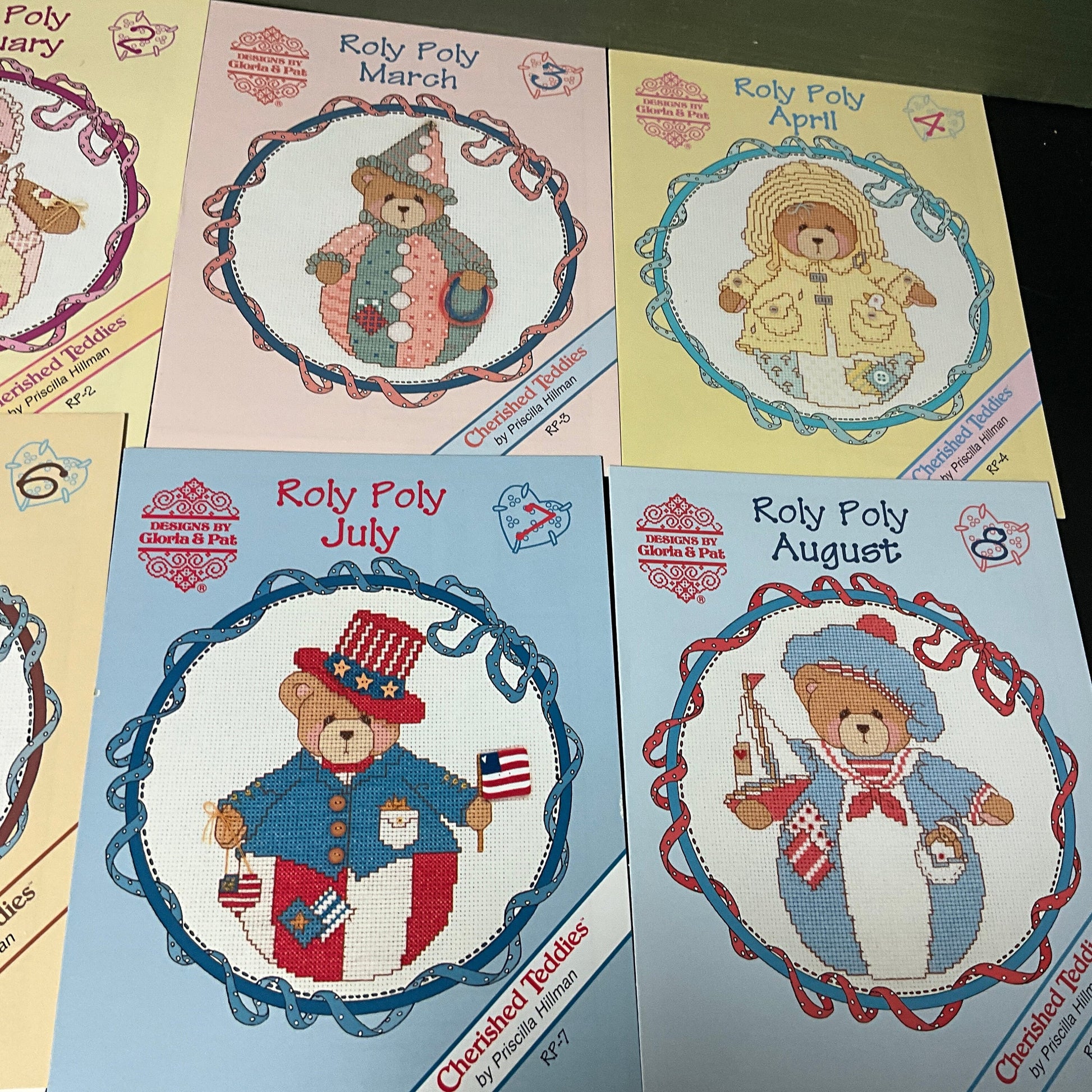 Gloria & Pat Roly Poly series set of 12 months includes*