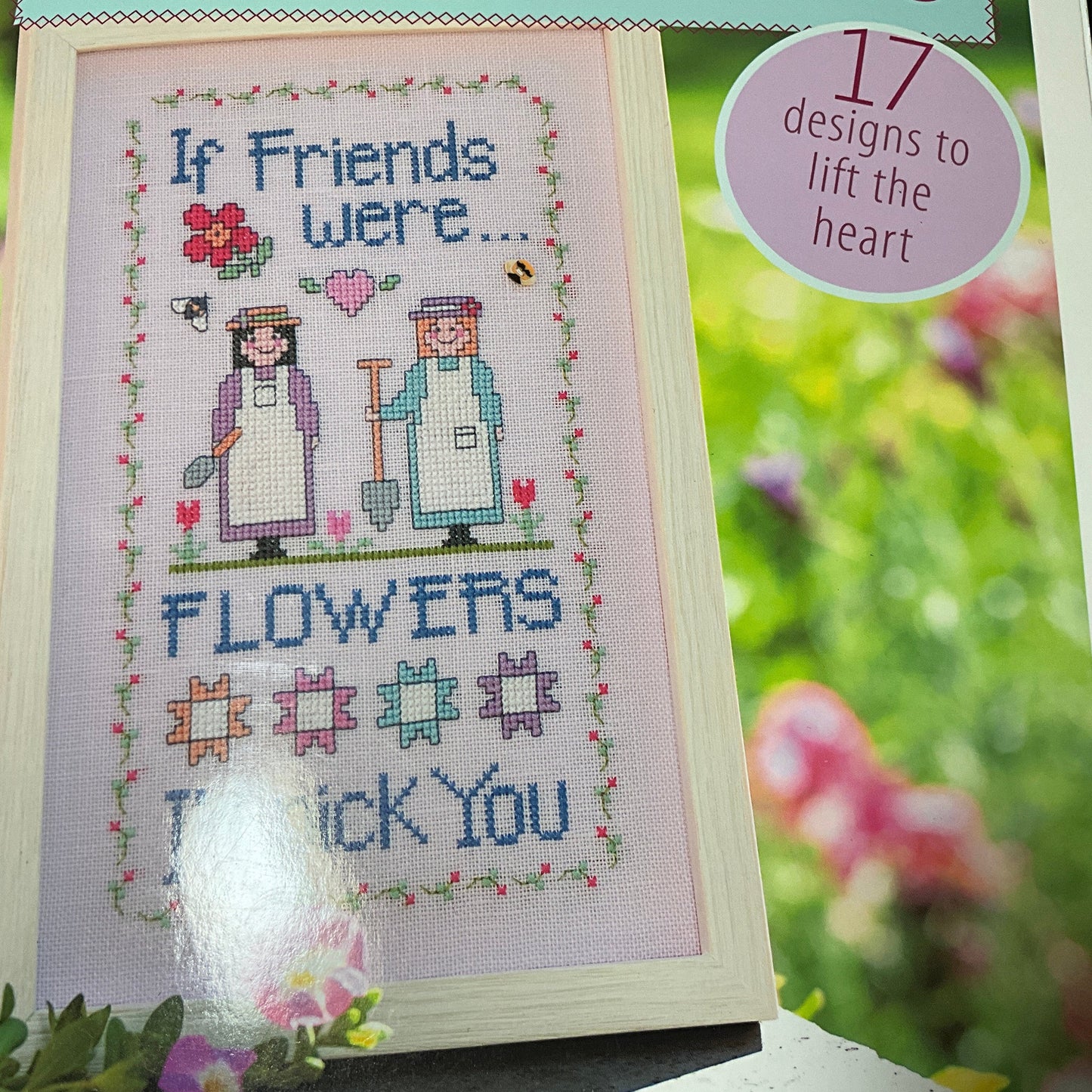 I Love Cross Stitch Friendship & Loving Thoughts 17 designs to hit the heart 2012 booklet