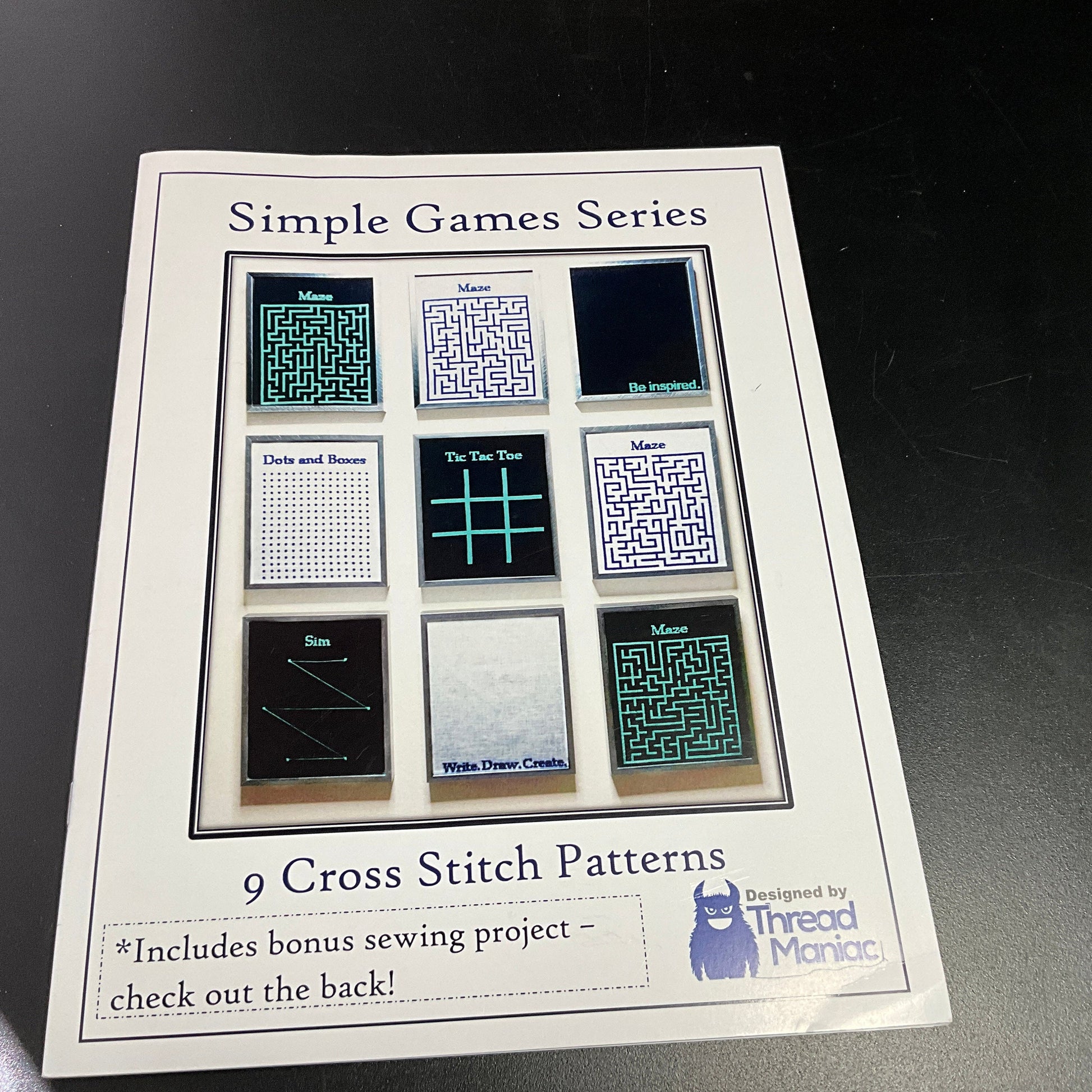 Thread Maniac Simple Games Series 9 Cross Stitch Patterns