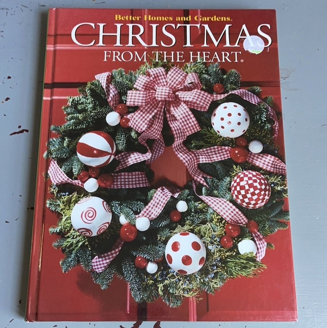 Better Homes and Gardens Christmas From The Heart 2000 & 2001 Hardcover Crafting Books