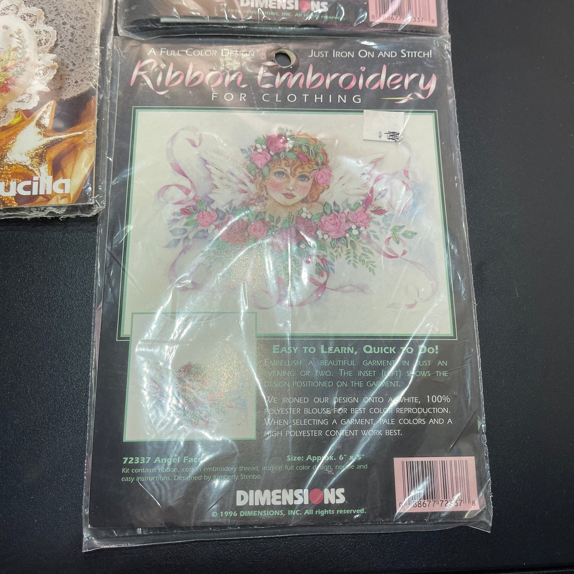 Ribbon Embroidery Kits Choice of Holiday Gift Set or Angel Face See Pictures and Variations*