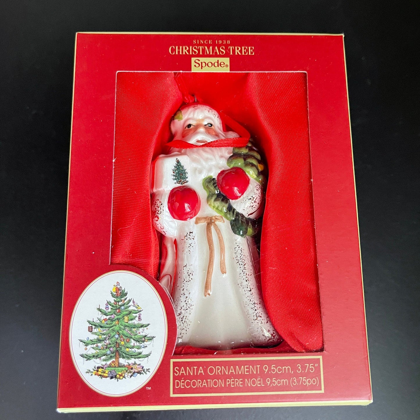 Spode Christmas Tree choice of Santa Clause or Train Engine porcelain ornaments see pictures and variations*