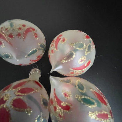 Precious painted glass ball 1.5 inch Christmas ornaments choice of sets see pictures and variations*