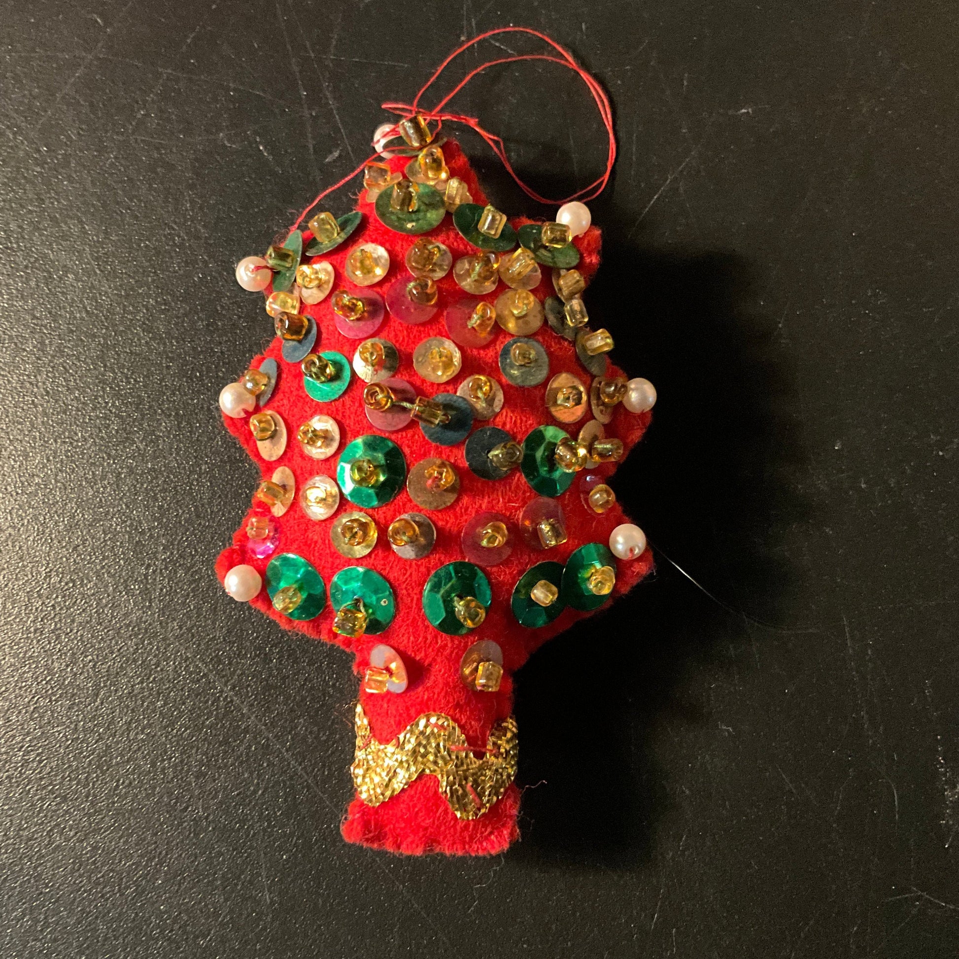 Sequins fabric & felt choice of nice vintage Christmas ornaments see pictures and variations*