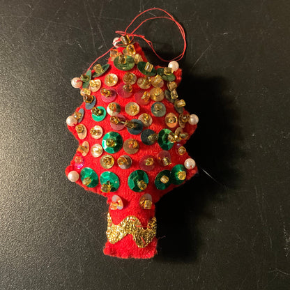 Sequins fabric & felt choice of nice vintage Christmas ornaments see pictures and variations*