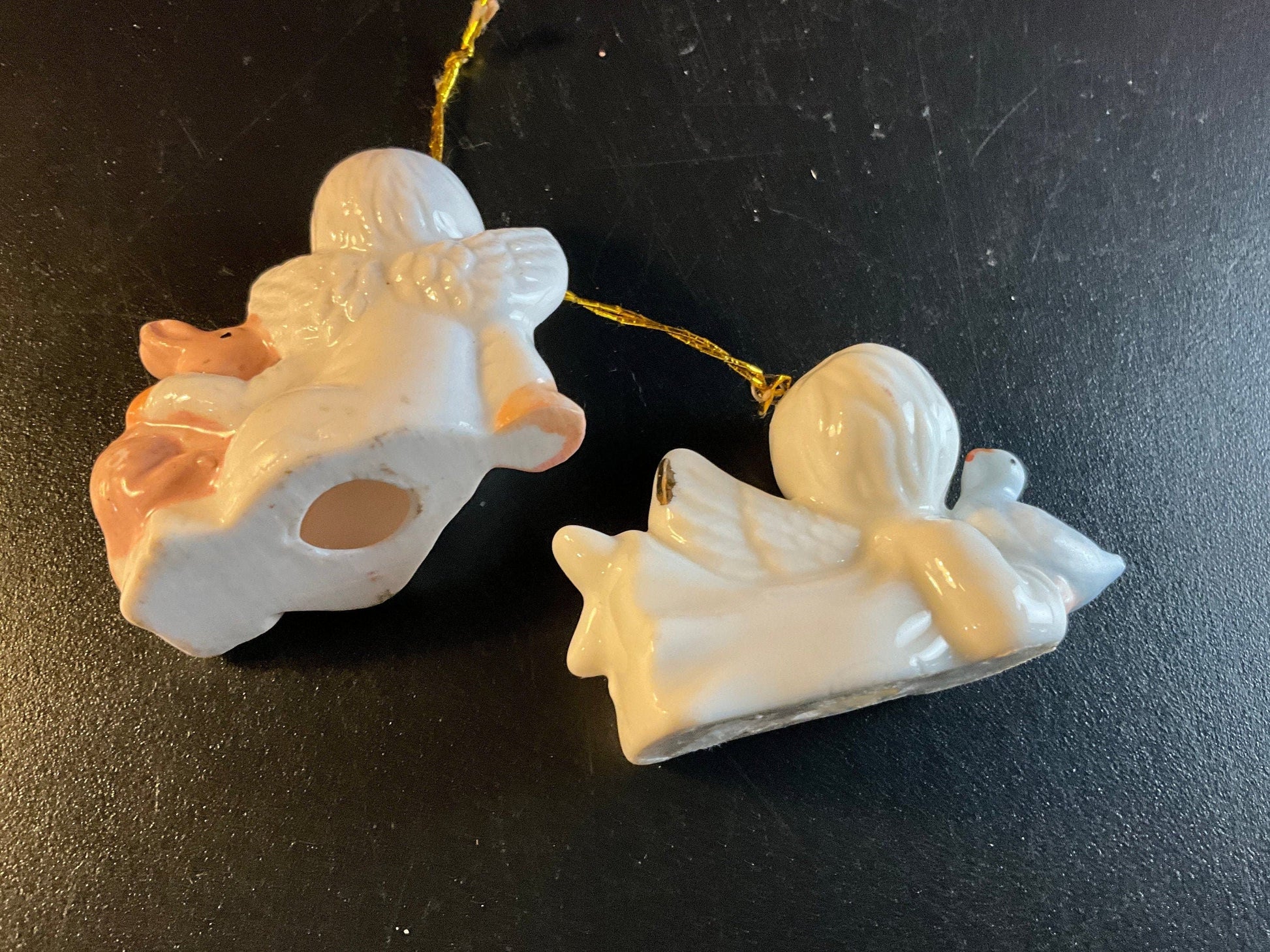 Precious porcelain choice vintage Christmas ornaments see pictures and variations*