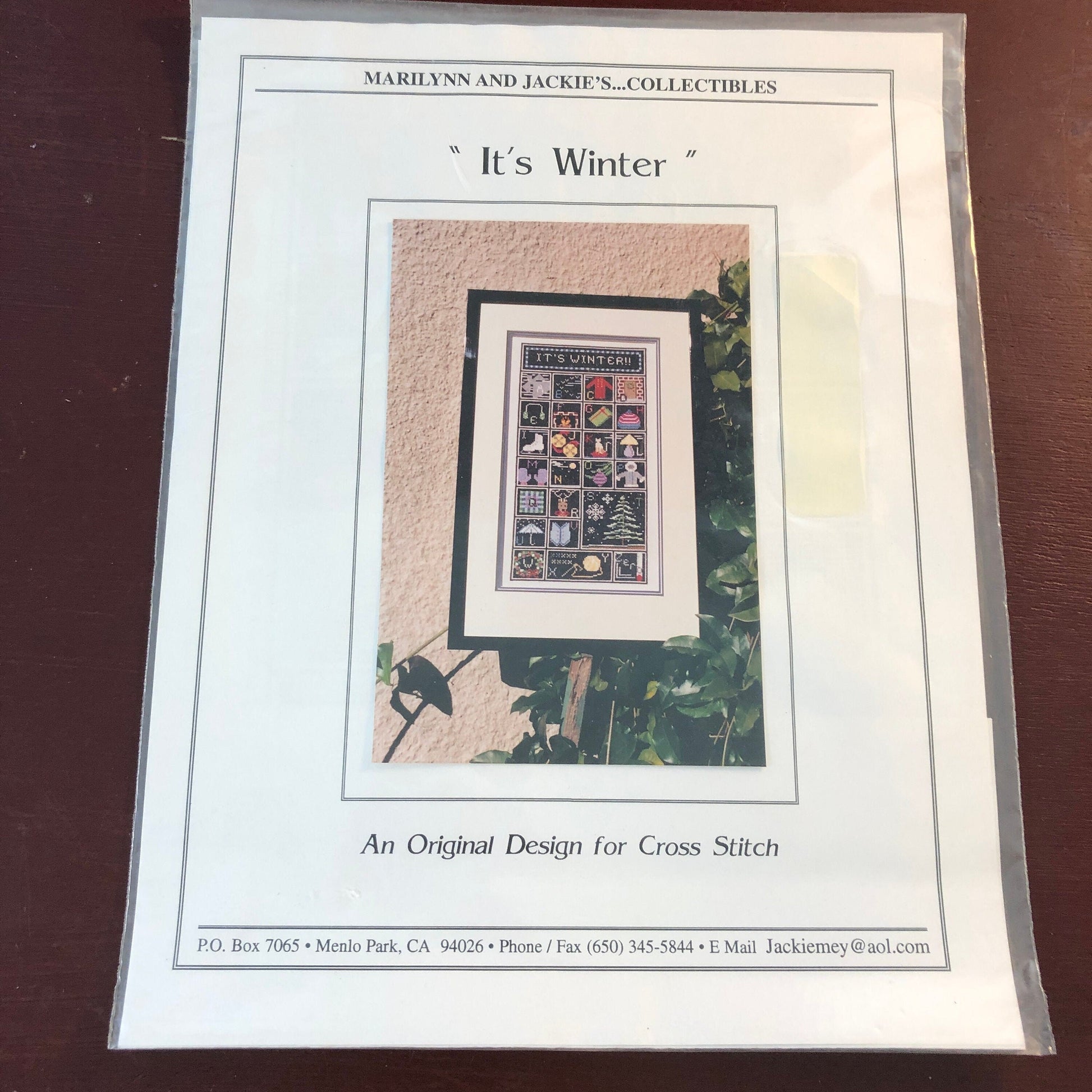 It&#39;s Winter, Marilynn and Jackie&#39;s Collectibles, Vintage, Counted Cross Stitch Design