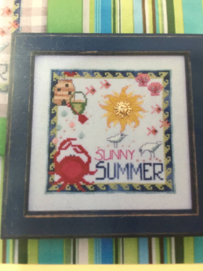 M Designs &quot;Sunny Summer&quot; Chart #48 cross stitch pattern