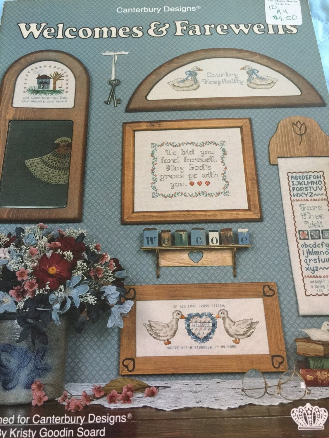 Canterbury Designs Welcome & Farewells counted cross stitch designs