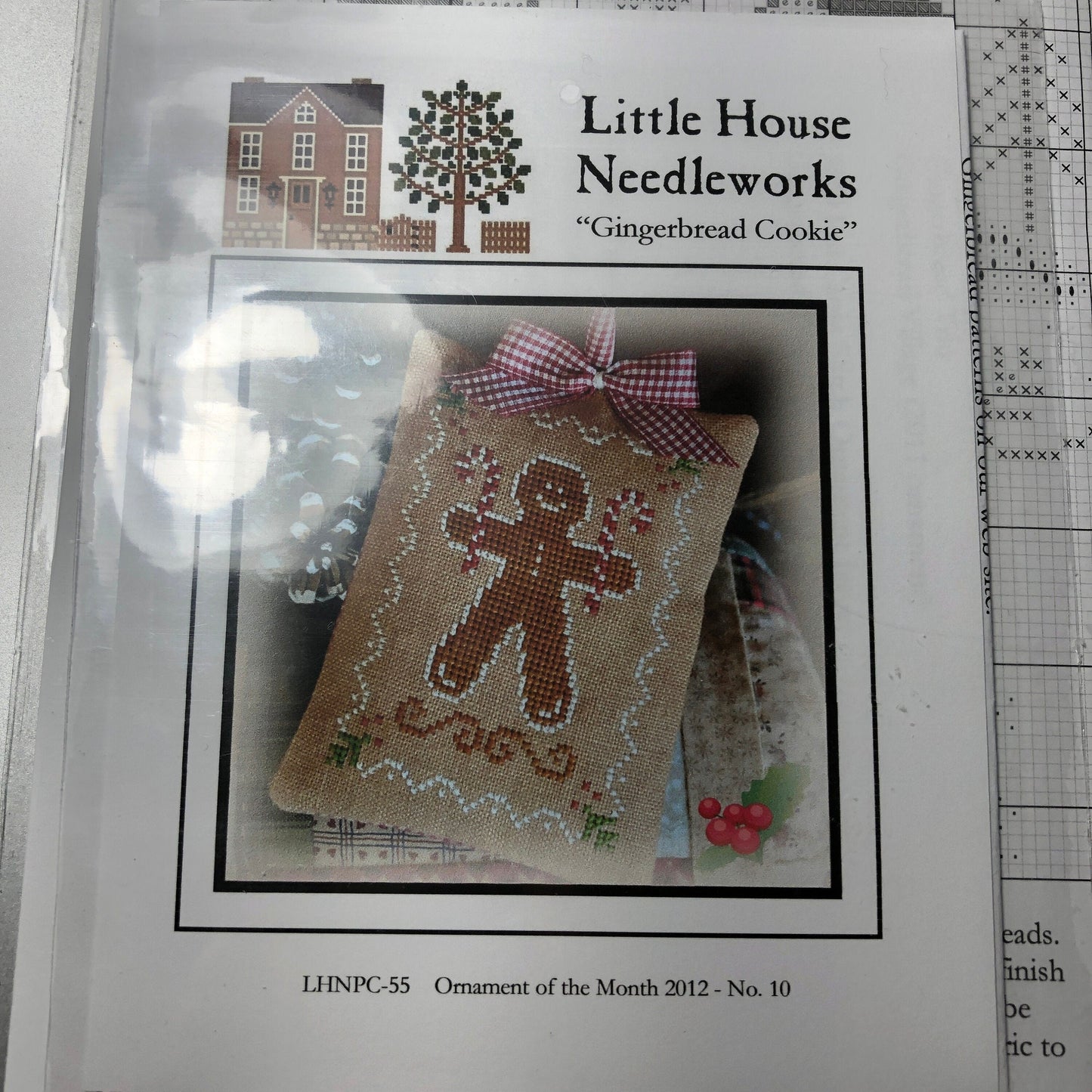 Little House Needleworks, All Dolled Up!, All is Calm, w/ Gingerbread Cookie* Counted Cross Stitch Charts