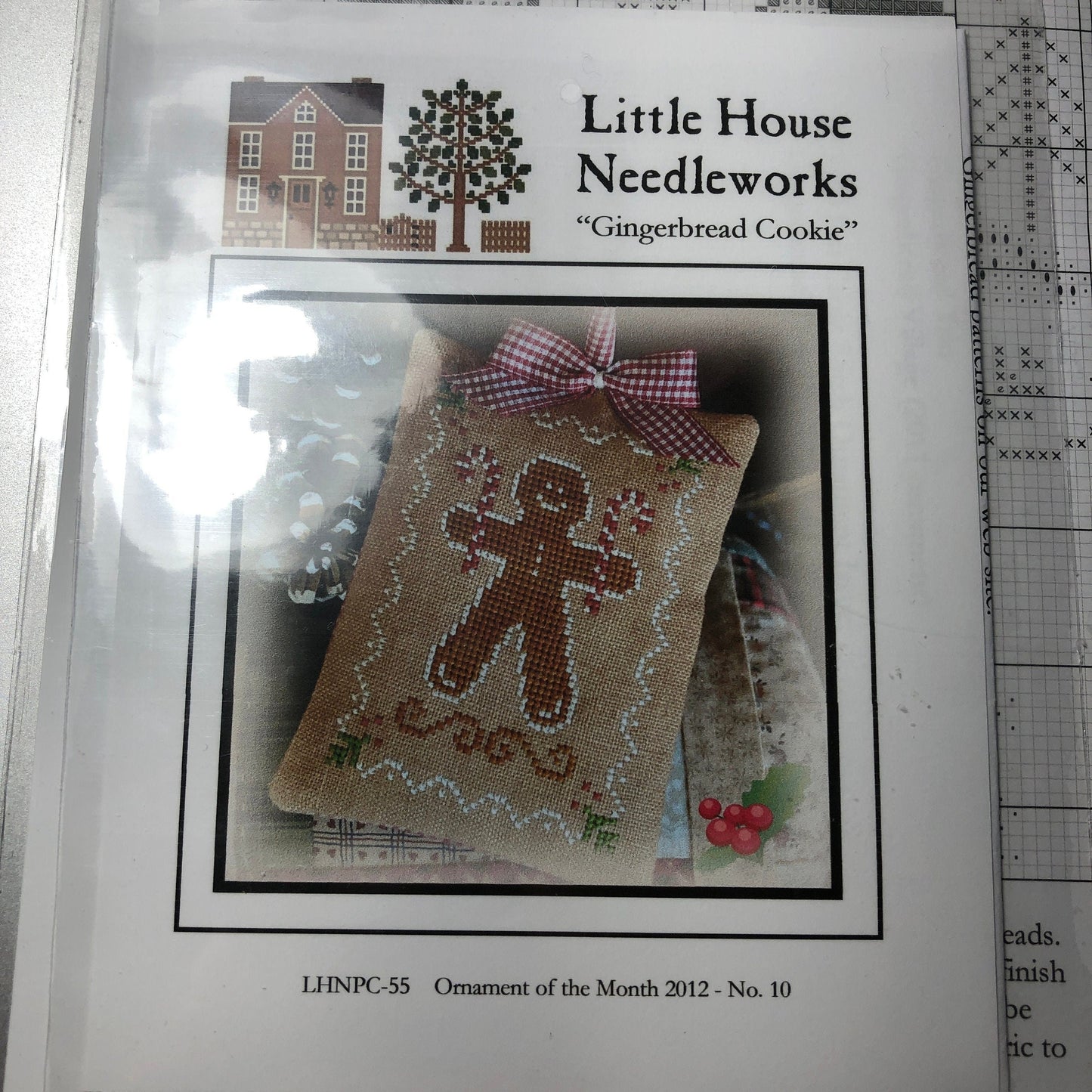 Little House Needleworks, All Dolled Up!, All is Calm, w/ Gingerbread Cookie* Counted Cross Stitch Charts