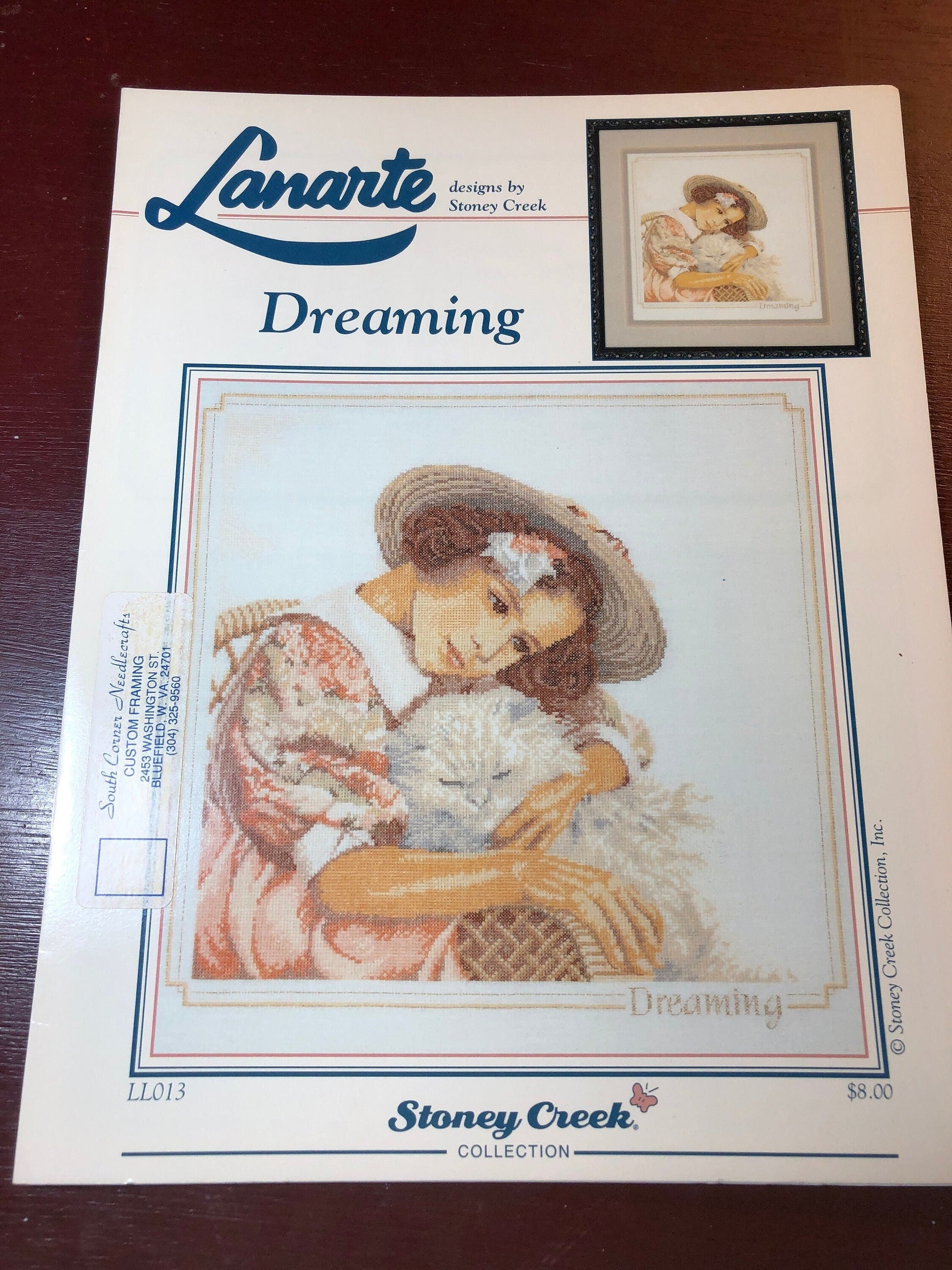 Lanarte Designs, by Stoney Creek, Dreaming, Vintage 1994, Counted Cross Stitch Chart