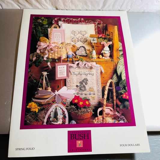 Shepherd&#39;s Bush Spring Folio, Vintage 1996, Counted Cross Stitch Chart