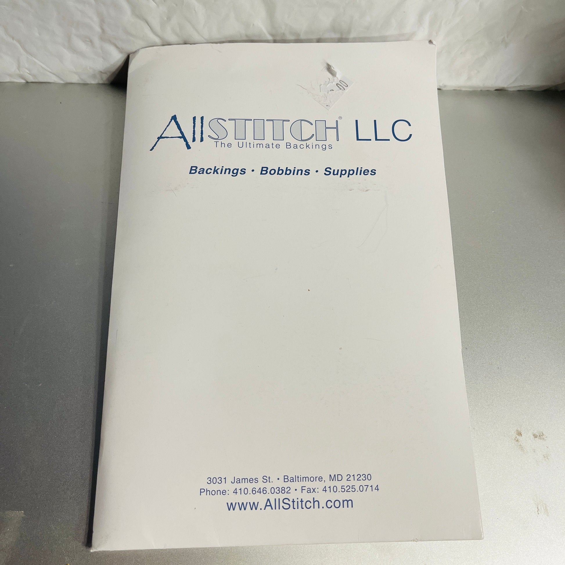 Allstitch LLC, Backing Samples, Sewing Fabric Notions