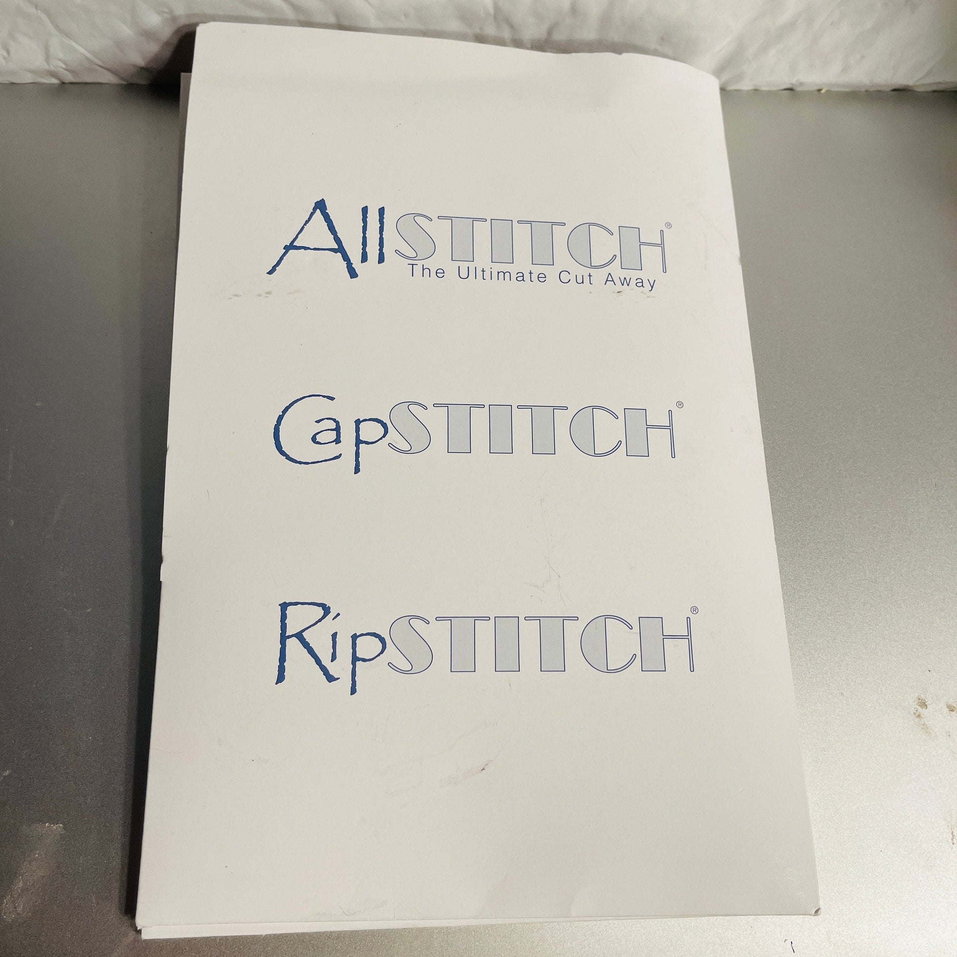 Allstitch LLC, Backing Samples, Sewing Fabric Notions