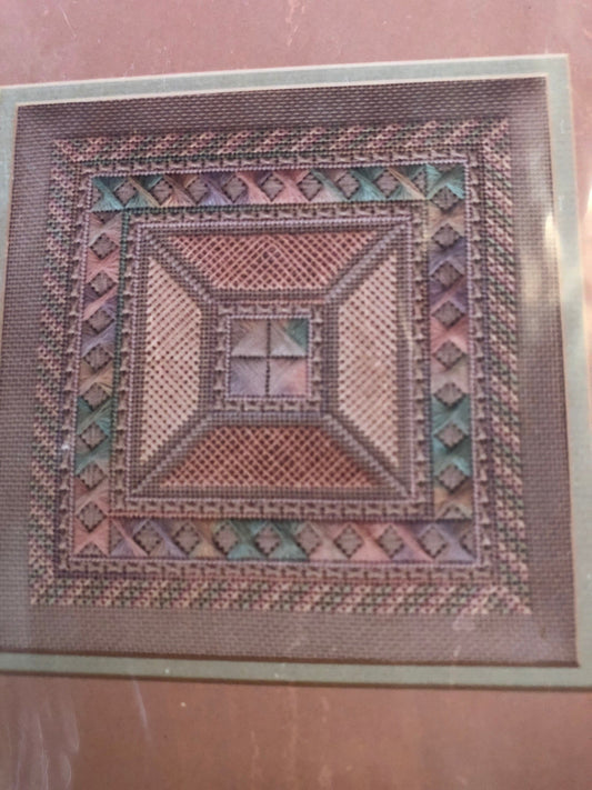 Rainbow Gallery, Atrium, Vintage 1997, Counted Cross Stitch Pattern