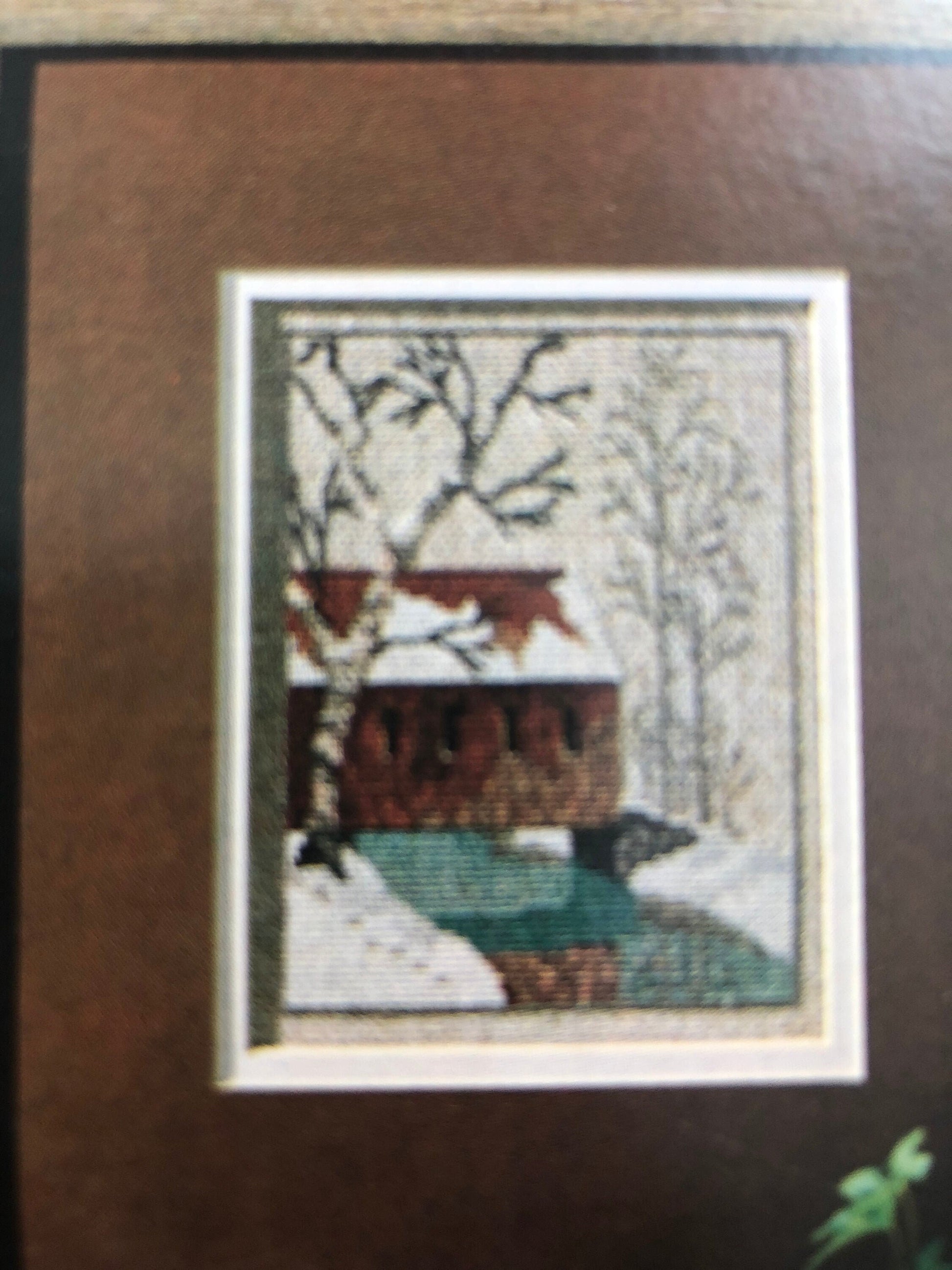 Graphique Needle Arts, Country Scenes, Leaflet #3, vintage 1979, Counted Cross Stitch Kit