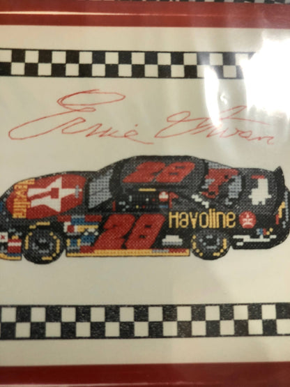 Number 28, Ernie Irvin&#39;s, Thunderbird Vintage Motor Racing Cross Stitch Chart