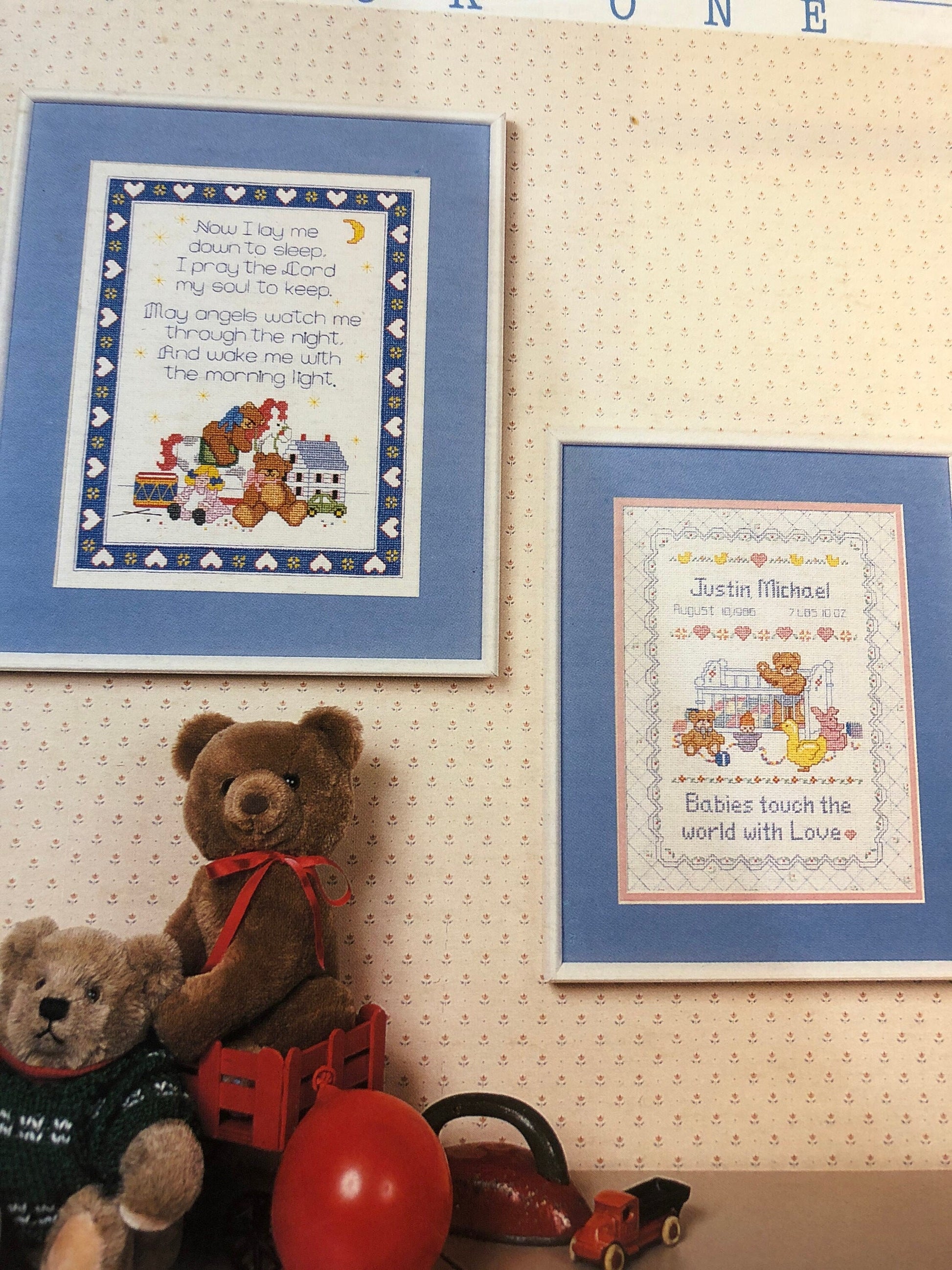 Dimensions, Set Of 2, Fun Times, Book One, Bedtime Bears, Book One, Counted Cross Stitch Patterns