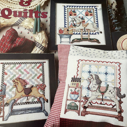 Jeremiah Junction, Hobby Horses & Quilts, JL187, Vintage 1992, Counted Cross Stitch Chart