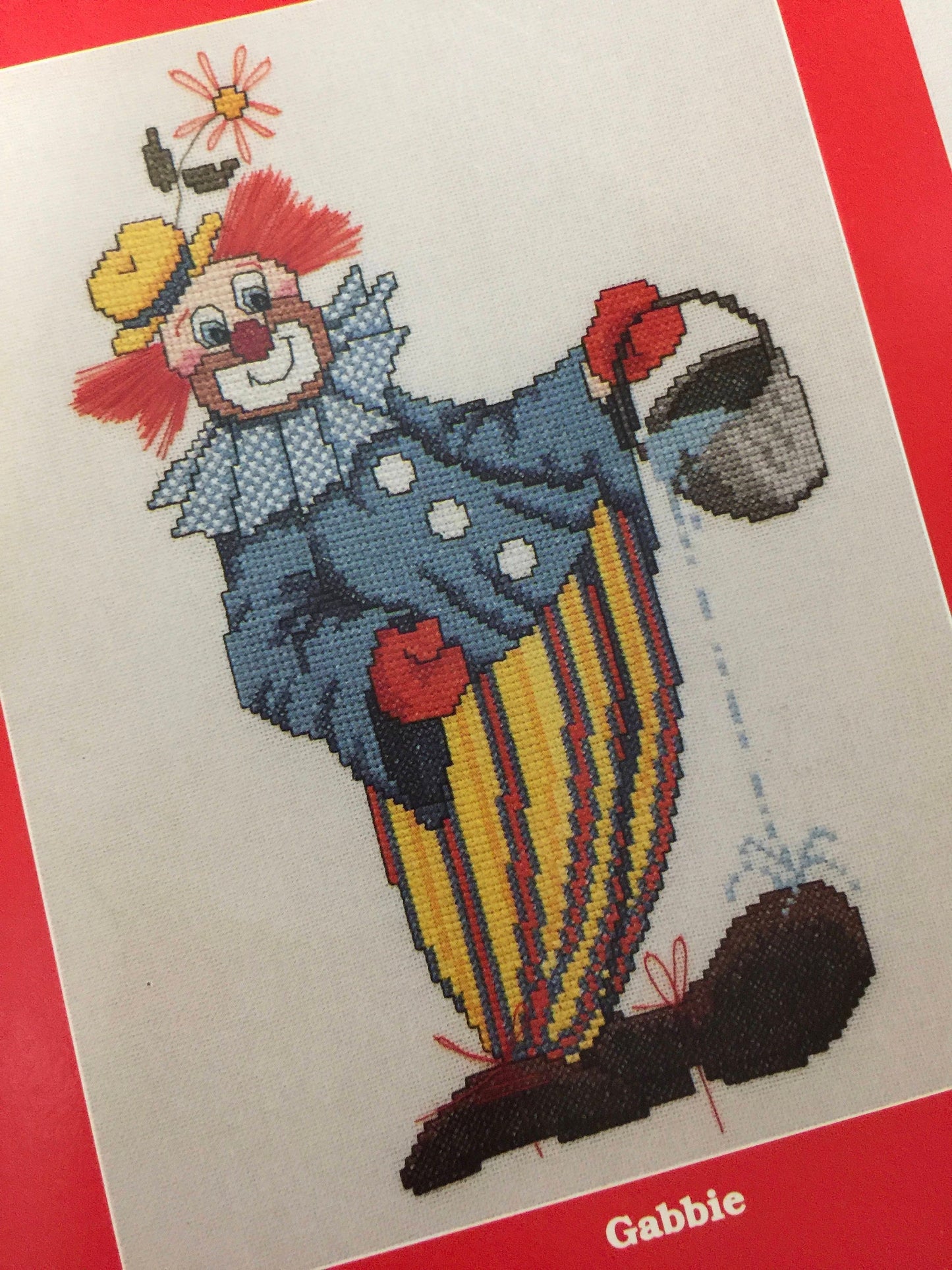 Just Cross stitch &quot;Clowns II&quot; Designed by Cathy Livingston Item # 802 cross stitch pattern