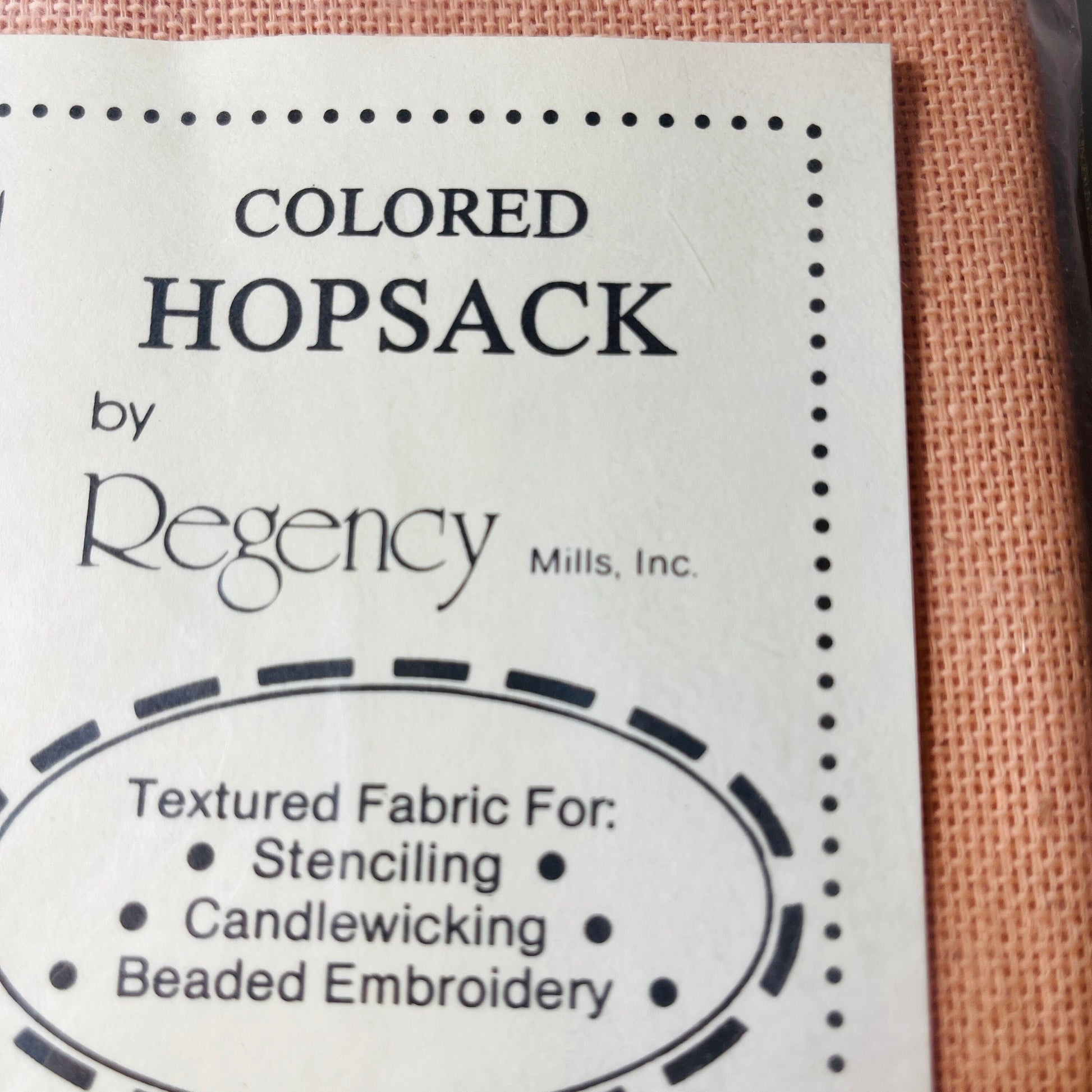 Regency Mills, Colored Hopsack, 18 B 45 Inches,1/2 Yard, Choice Of 2 Colors