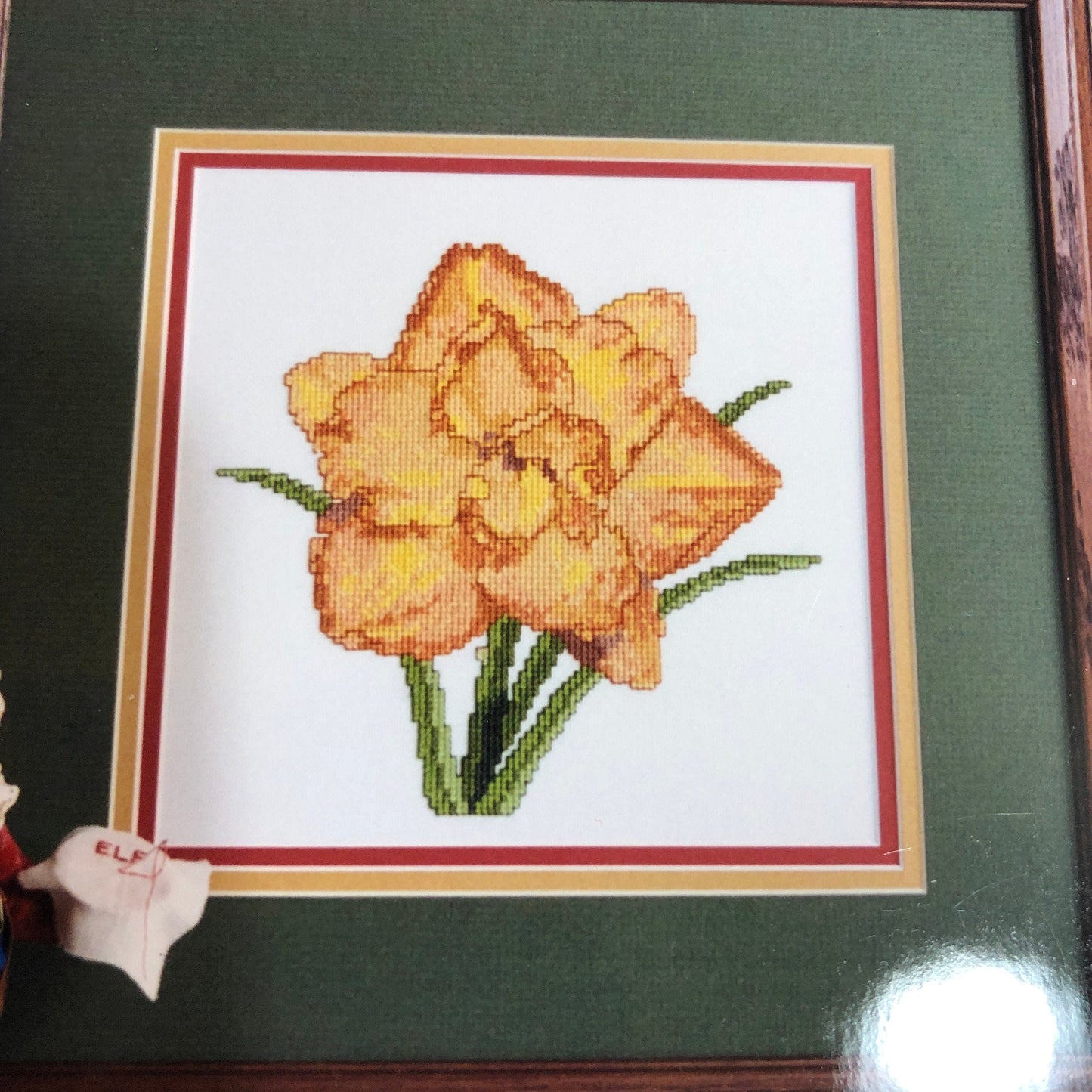 Elf Charts, Daylily, Frances Joiner (Yellow), Vintage 2000, Counted Cross Stitch Chart