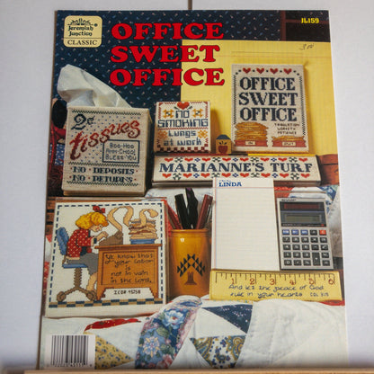 Jeremiah Junction, Office Sweet Office, Vintage 1994 Counted Cross Stitch Chart