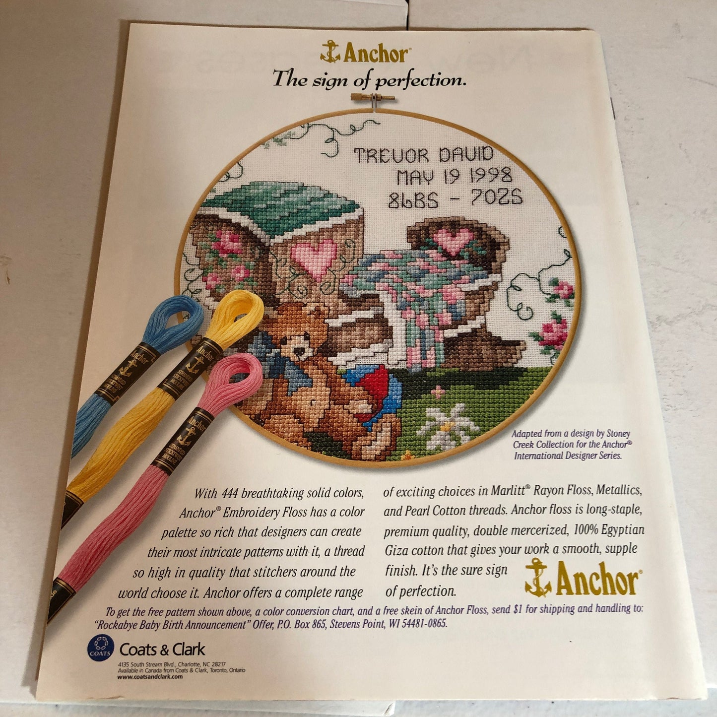 The Cross Stitcher, February 2000 issue, Magazine