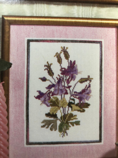 Ginger & Spice, Les Fleurs, Charted Designs by, Ginger Gouger Miller, Vintage 1991, Counted Cross Stitch Pattern 9201*