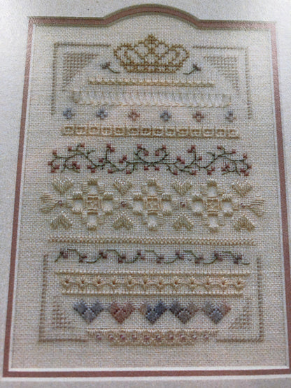 The Victoria Sampler, Antique Lace & Crowning Glory, Set of 2, Design by Thea Dueck, Vintage 1993*