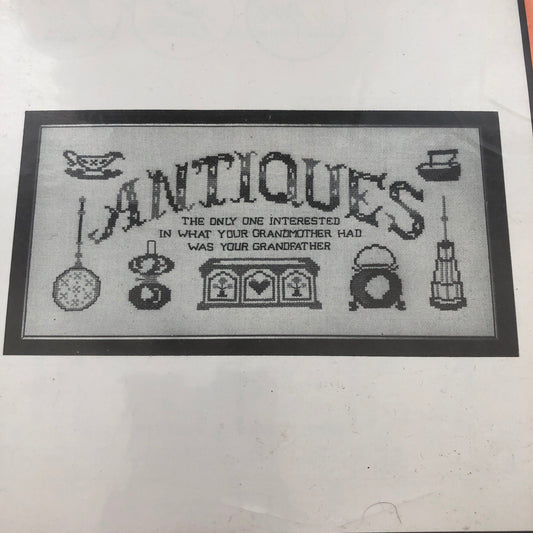 Needles n Hoops, Antiques, Vintage Counted Cross Stitch Kit