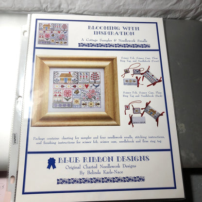 Blue Ribbon Designs, Choice of Blooming With Inspiration or Into The Ark.Counted Cross Stitch Charts*