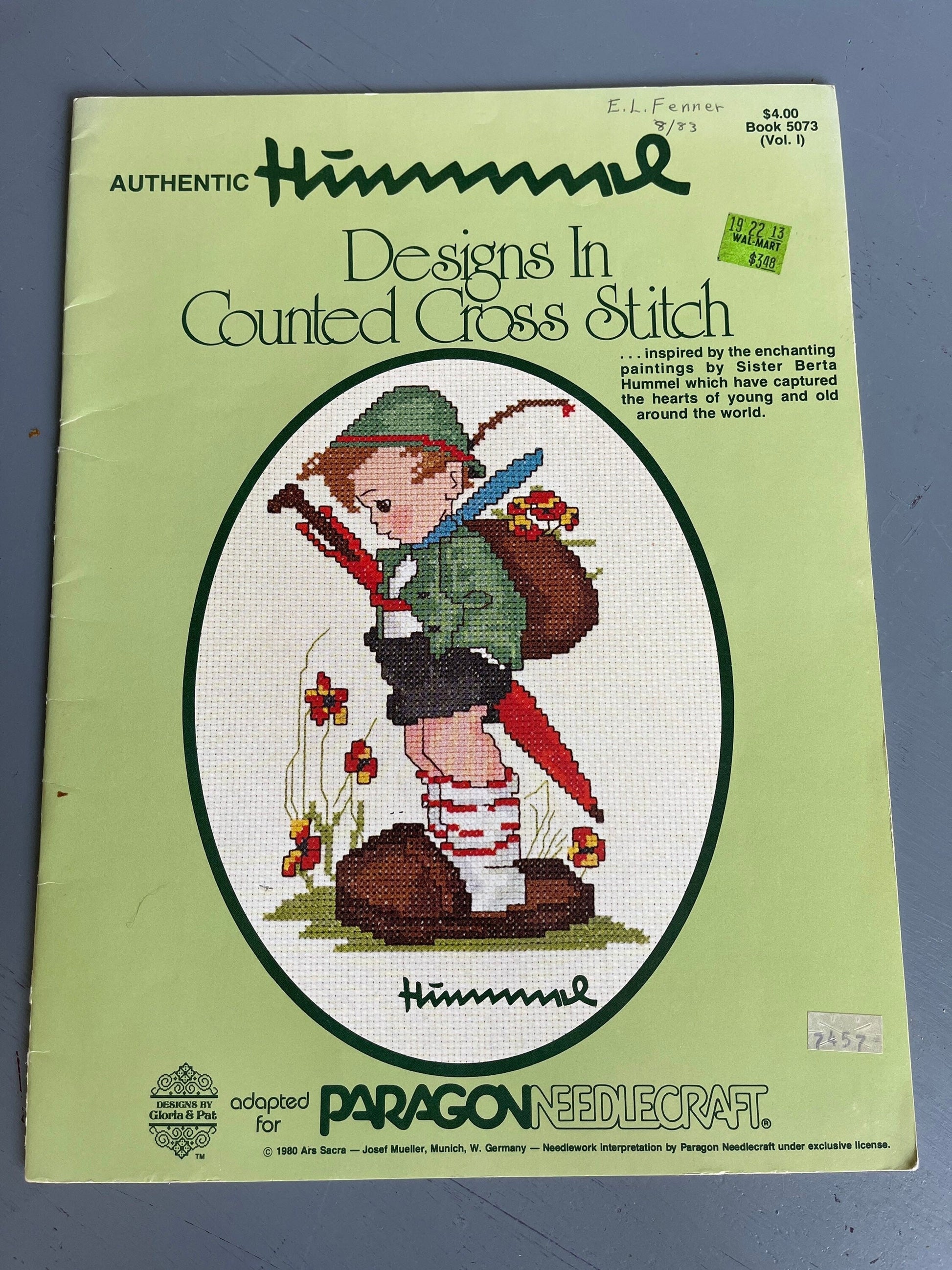 Paragon Needlecraft, Authentic Hummel, Book 5073, Vintage 1980, Counted Cross Stitch Chart*