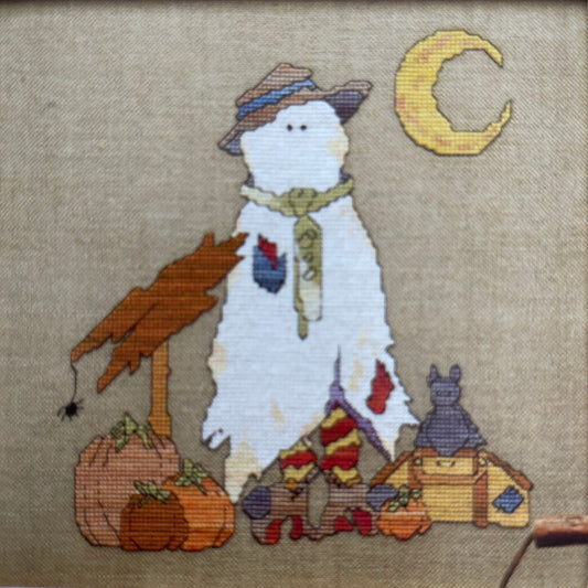 Twisted Threads Ghostie Boo Vintage 1997 Counted Cross Stitch Chart