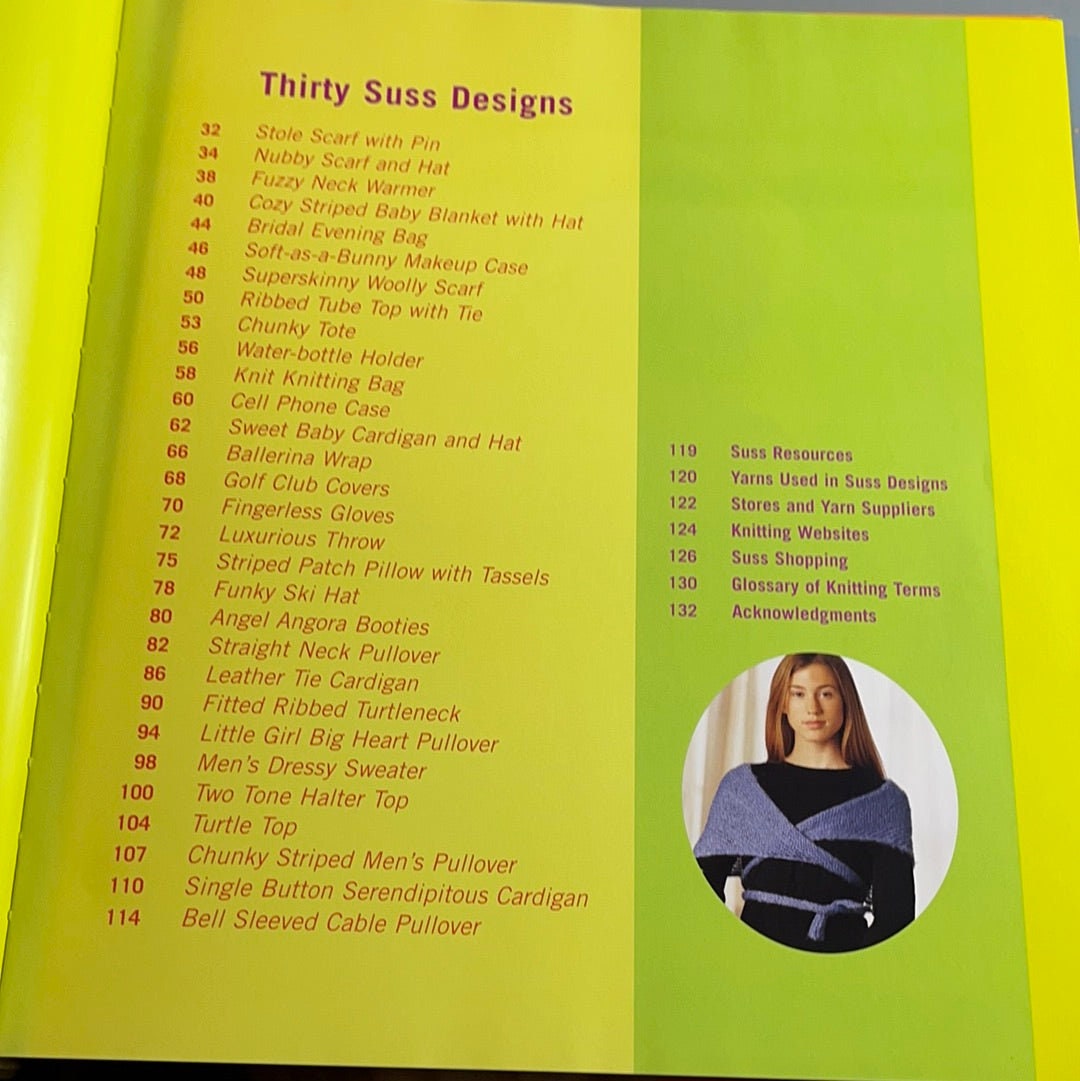 Hollywood Knits Thirty Original Suss Cousins Designs Hardcover Knitting Book