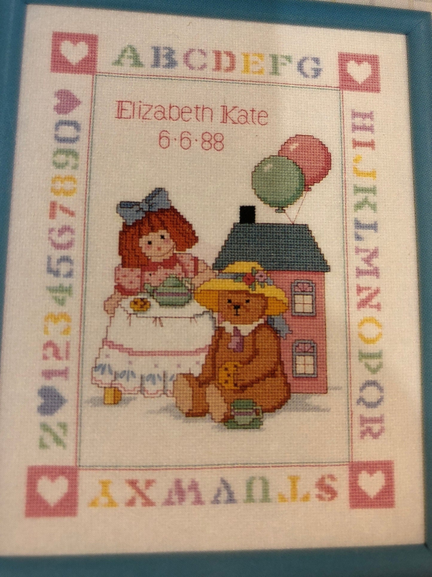 Dimension, Birthday Bears, Vintage 1987, Counted Cross Stitch Pattern Book