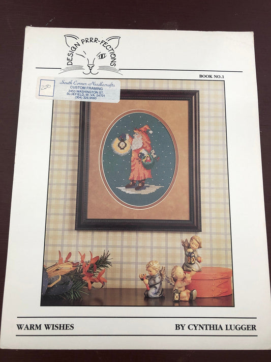 Design Prrr-fections, Warm Wishes, Vintage 1990, Counted Cross Stitch Pattern