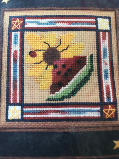 the Stitchworks, Fibers-n-Stuff, Summer Days, Counted Cross Stitch Pattern