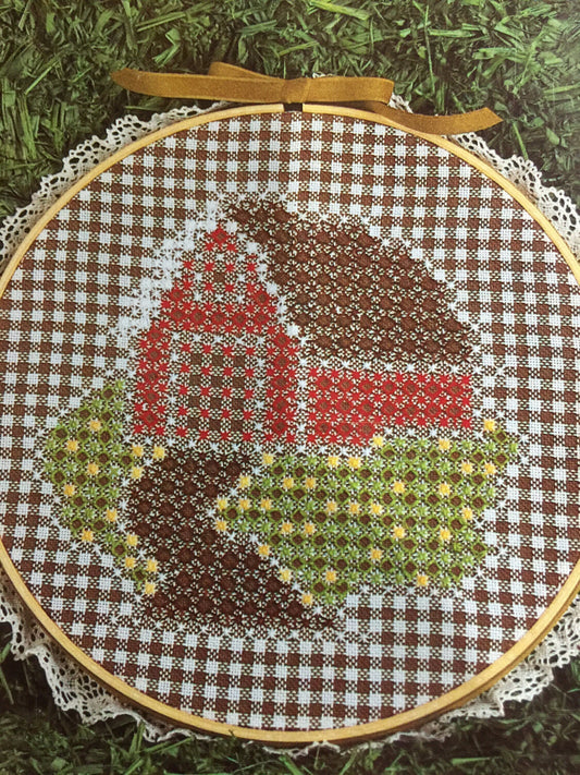 Shirley Shirley Originals "Country Chicken Tracks" #29 Vintage 1984 Counted Cross Stitch Pattern