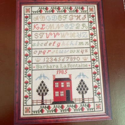 The LaFontaine Sampler Vintage 1985 Counted Cross Stitch Chart