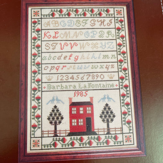 The LaFontaine Sampler Vintage 1985 Counted Cross Stitch Chart