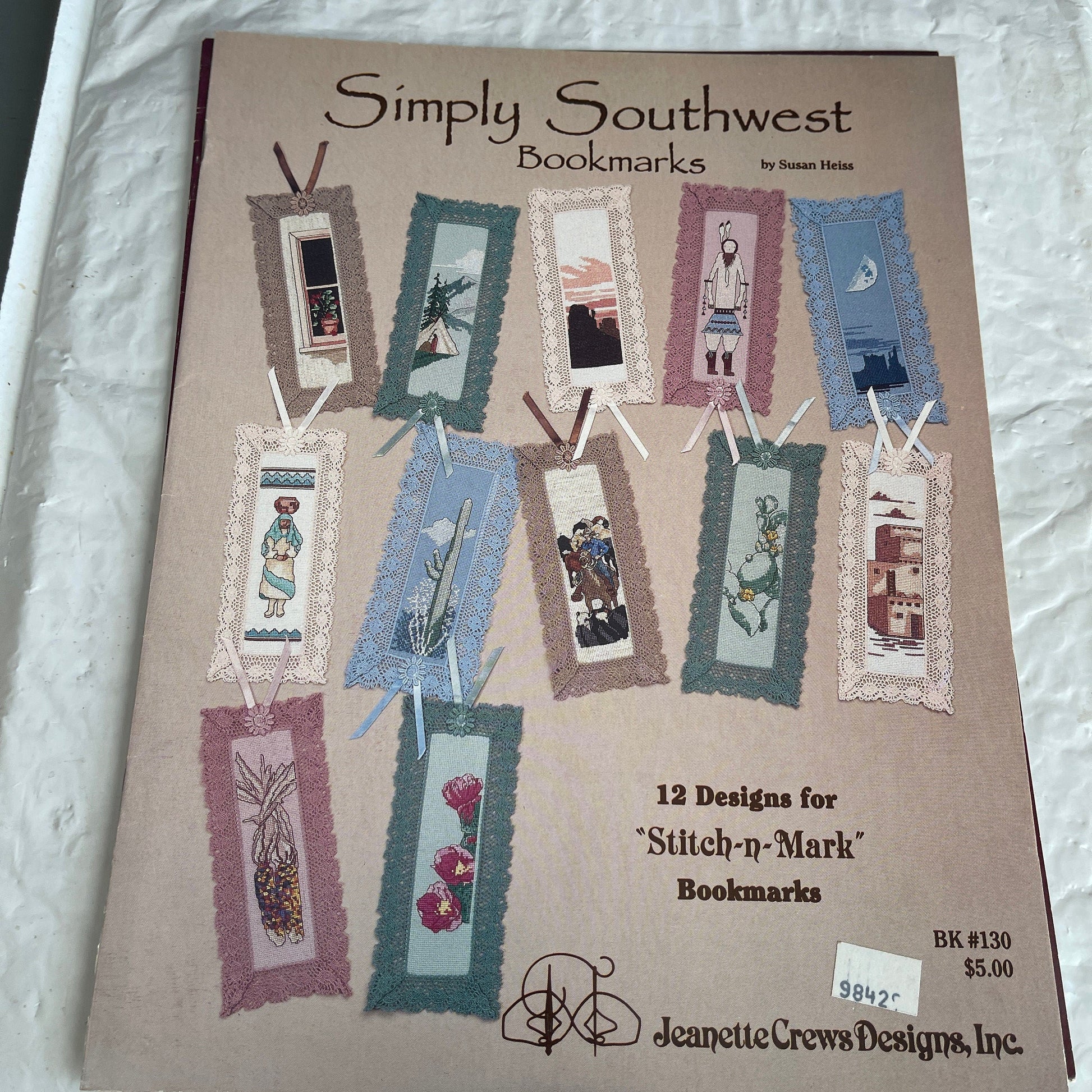 Amazing Book Mark Gift Pack 4 Design Books* and 6 Book Marks* To Stitch On See Pictures and Description*